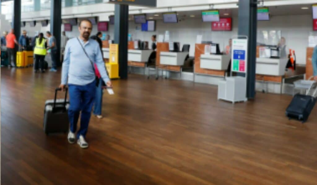 Aankomst Rotterdam Airport