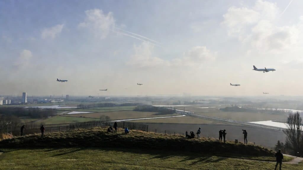 Spottersplek Polderbaan