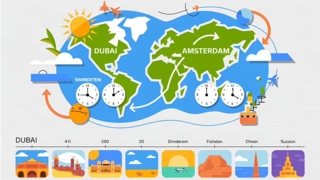 Hoe laat is het in Dubai