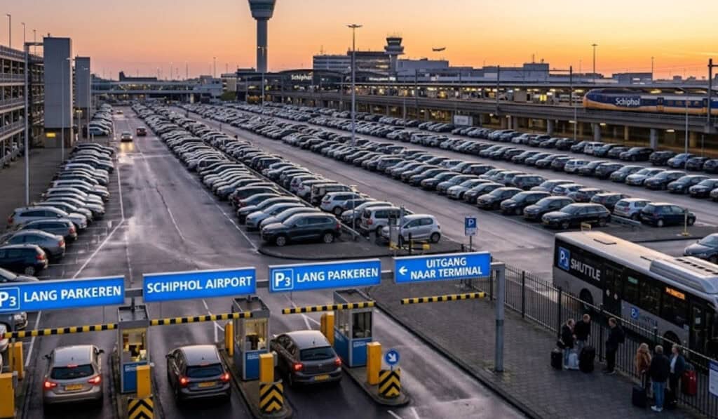 Lang parkeren Schiphol: kosten, P3 en alternatieven uitgelegd