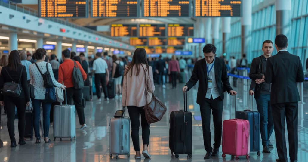Drukte op Schiphol vandaag