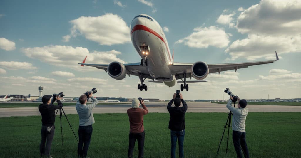 Spottersplek Polderbaan