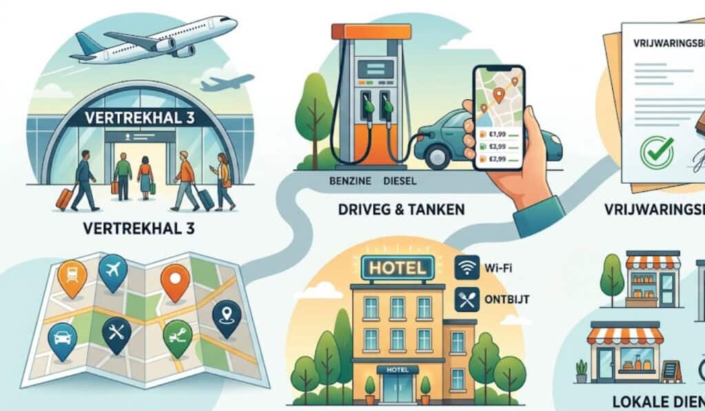 Reizen, voertuigen en accommodaties: alles op een rij