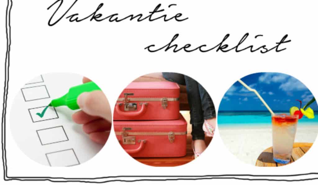 Vakantie Checklist