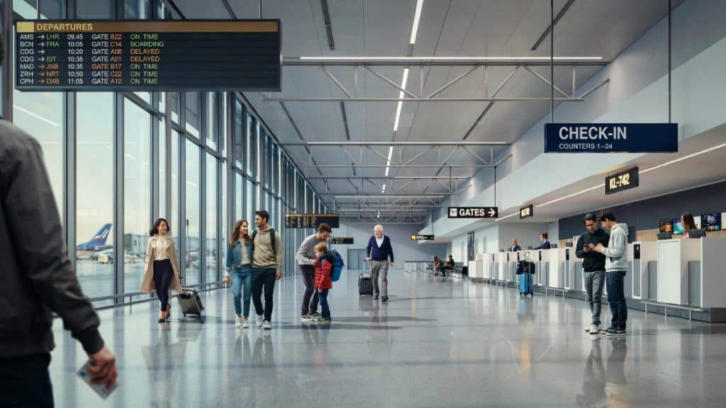 Drukte Schiphol Vandaag
