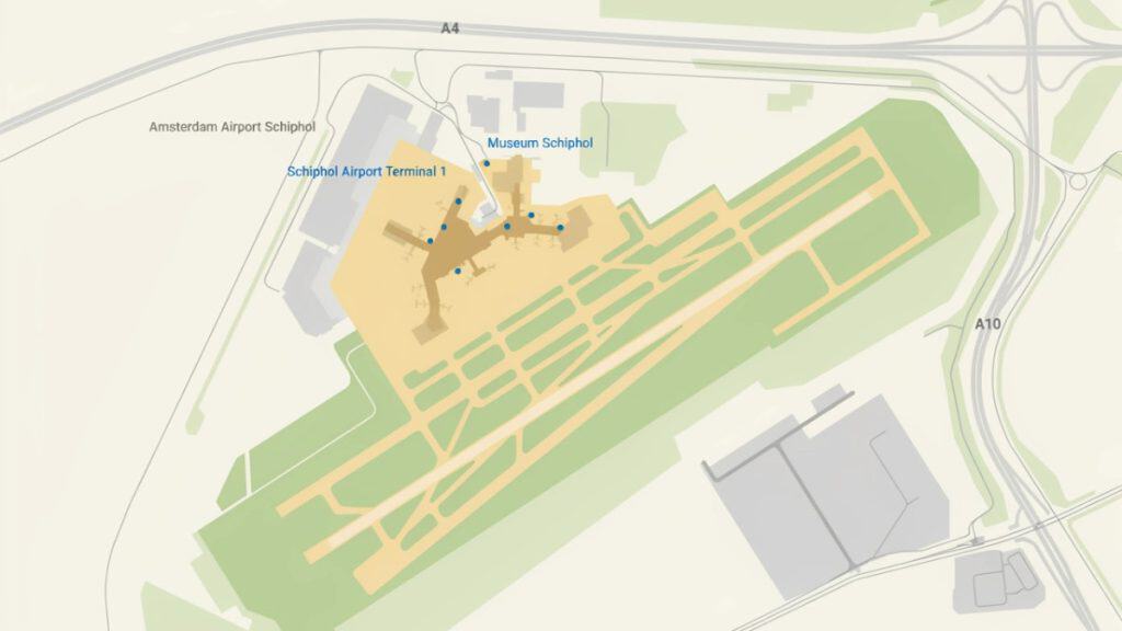 Schiphol Airport Map: complete gids voor de luchthaven van Amsterdam