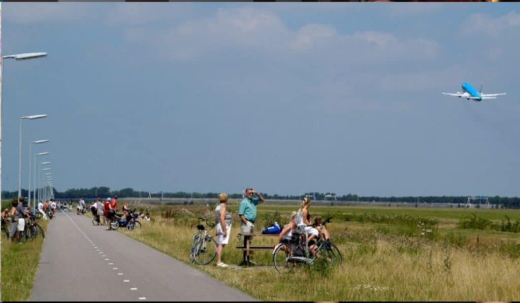 Vliegtuigspotten Polderbaan