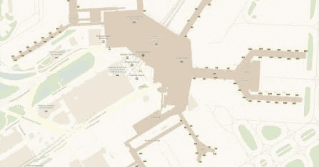 Schiphol Airport Map